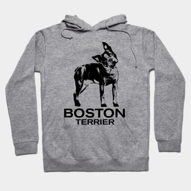 Boston Terrier Hoodie by Nartissima